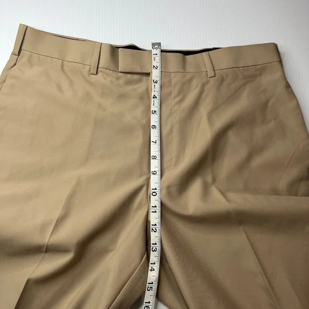 Callaway Golf Pants Mens 35x32 Khaki Performance Stretch Flat Front NWT